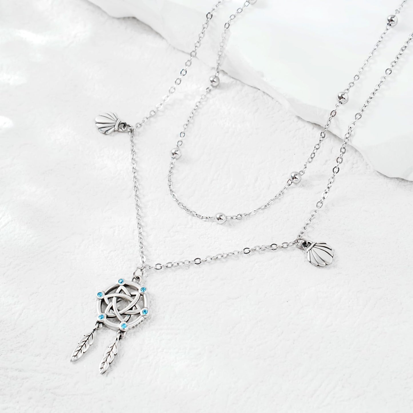 Ankle Bracelet for Women 925 Sterling Silver Dream Catcher Anklets