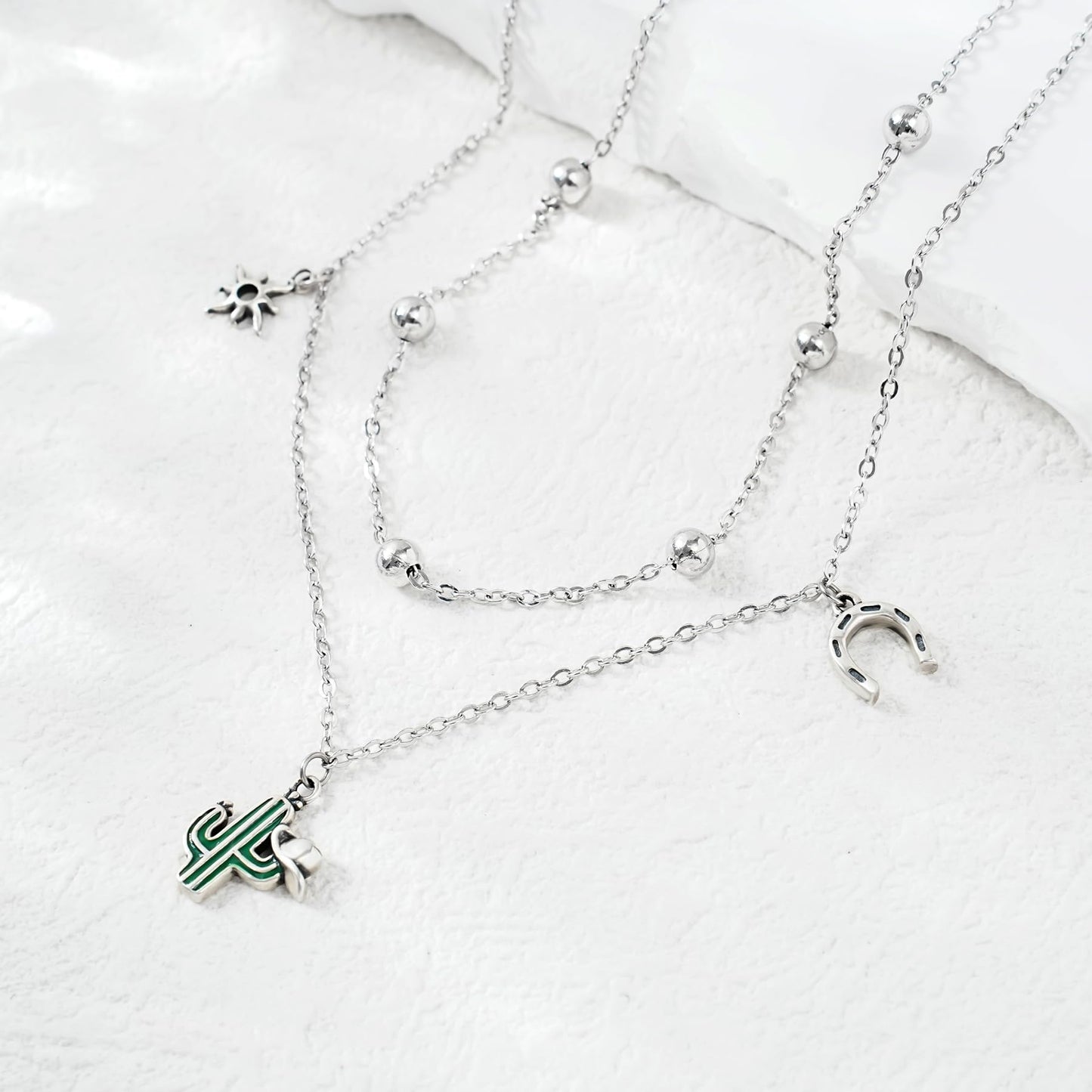 Ankle Bracelets for Women 925 Sterling Silver Cactus Anklet Bracelets