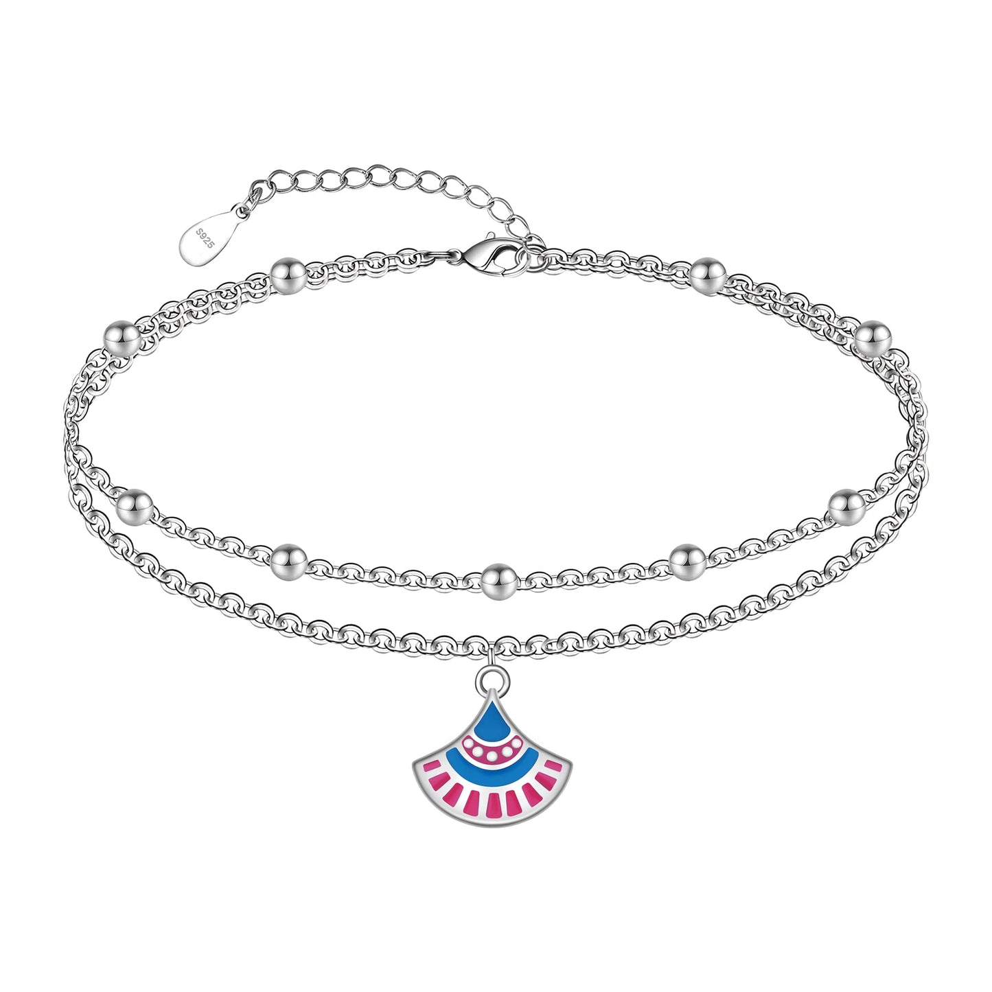 Ankle Bracelet 925 Sterling Silver Boho Anklet Dainty Beach Boho Anklets for Women