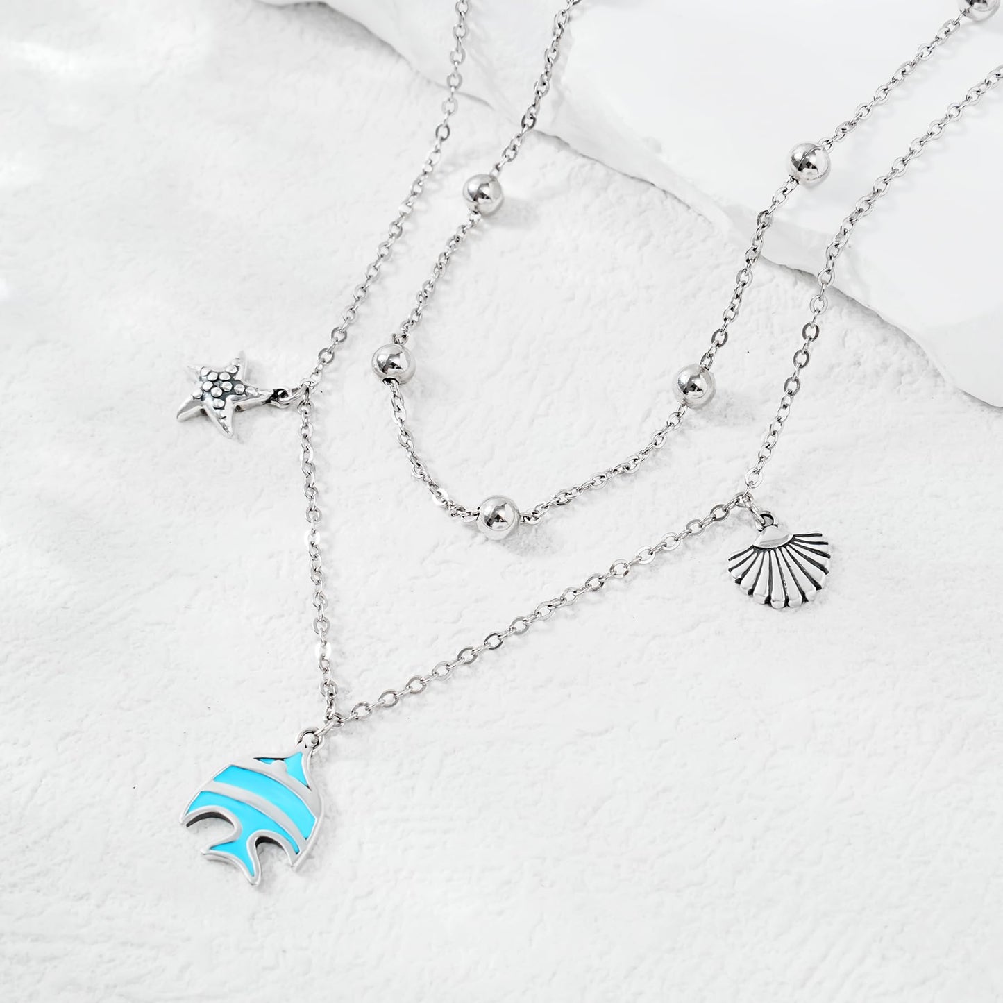 Ankle Bracelet 925 Sterling Silver Fish Anklet Cute Fish Anklets for Women