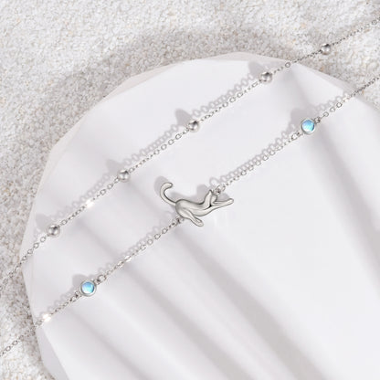 925 Sterling Silver Ankle Bracelet for Women