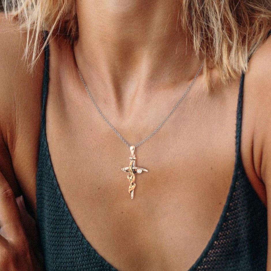 925 Sterling Silver Cross Necklace