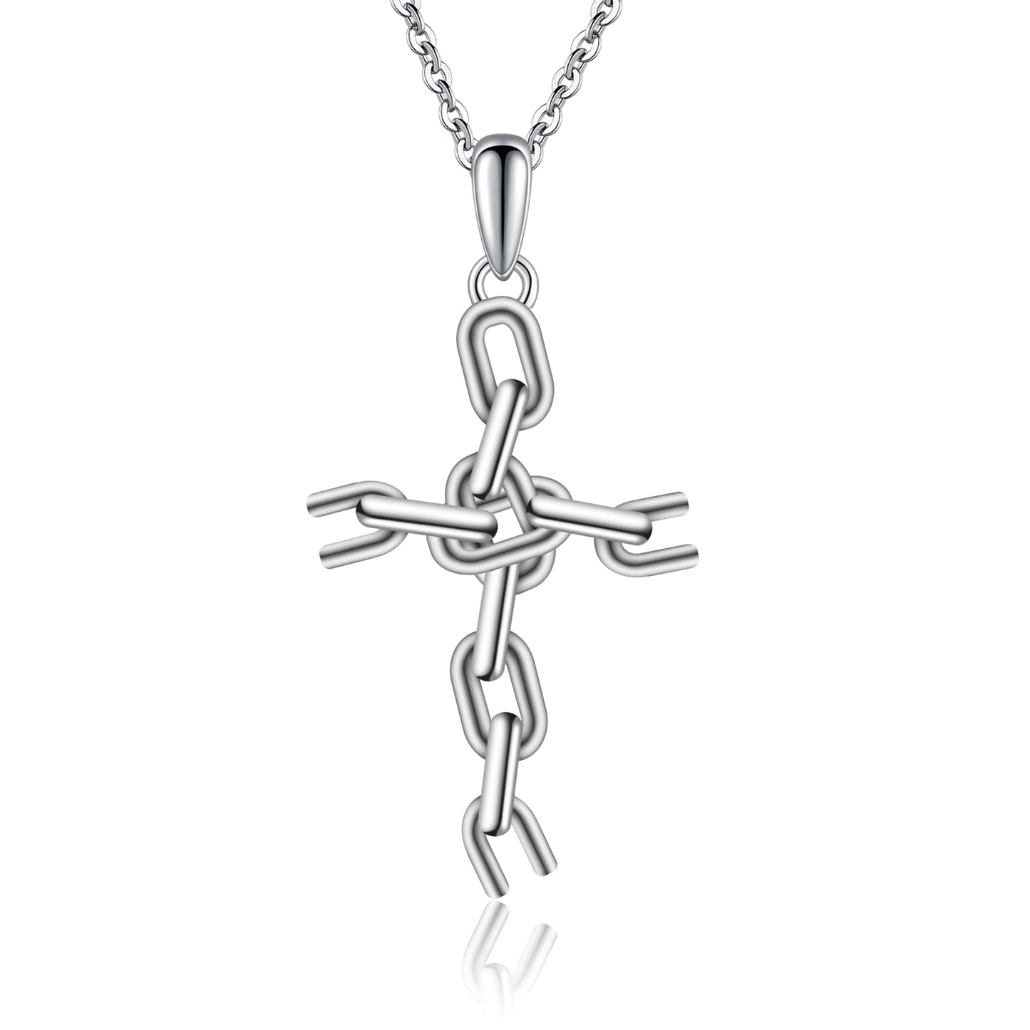 925 Sterling Silver Cross Necklace