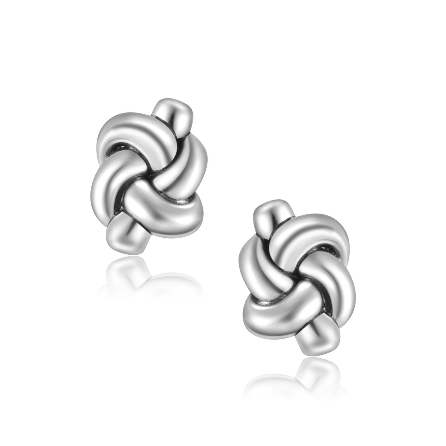 925 Sterling Silver Love Knot Earrings Dainty Love Knot Earrings for Women