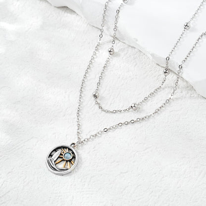 Sun Anklet 925 Sterling Silver Sun Anklet Dainty Created Moonstone Anklet Sun Beach Anklets