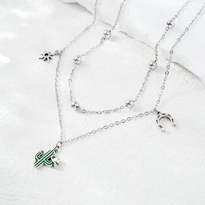 Ankle Bracelets for Women 925 Sterling Silver Cactus Anklet Bracelets