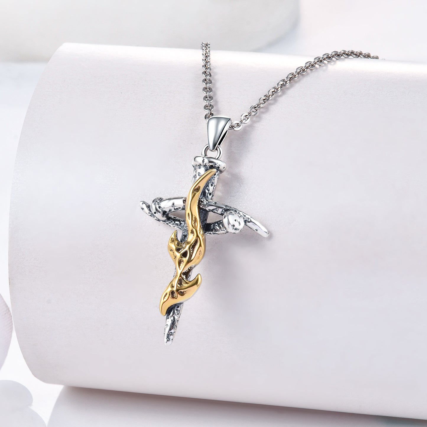 925 Sterling Silver Cross Necklace