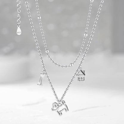925 Sterling Silver Dog Ankle Bracelets for Women